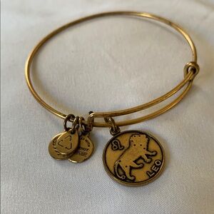 Alex and Ani Gold Leo Zodiac Bracelet